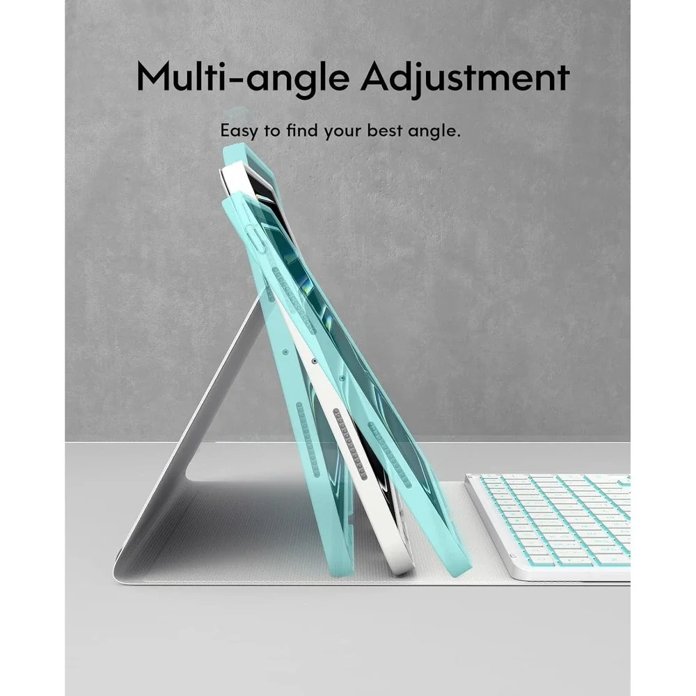 CHESONA iPad Pro 11 M5‎ M4 Keyboard Case Touchpad Backlit Magnetic Detachable